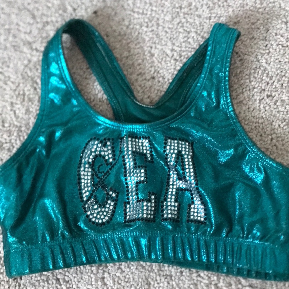 Cheer extreme sports bra